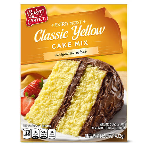Baker's Corner Extra Moist Classic Yellow Cake Mix, 15.25 oz