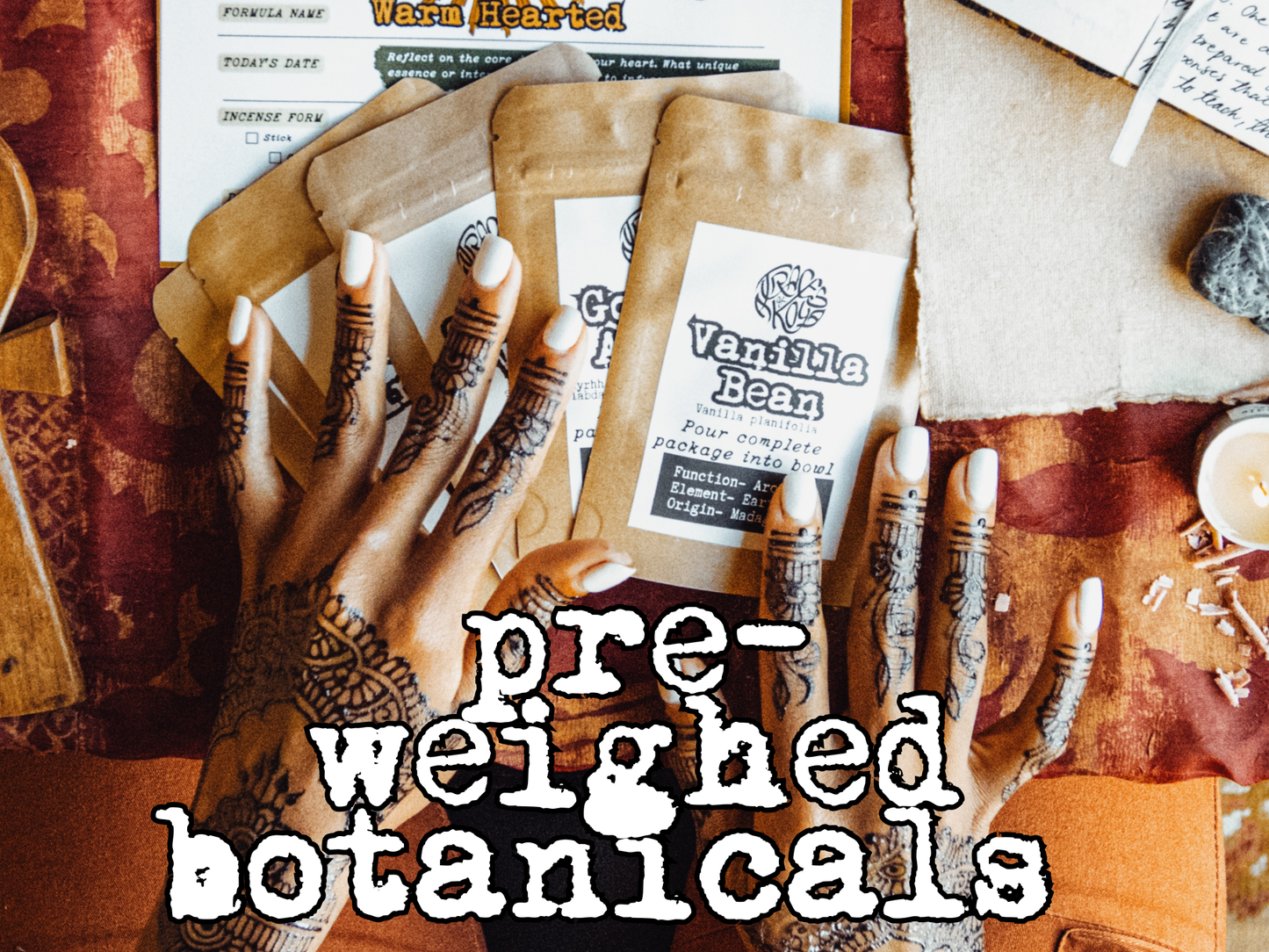 Ignite Your Heart - The Natural Incense Making Kit