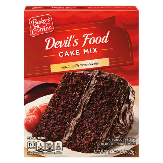 Baker's Corner Extra Moist Chocolate Cake Mix, 15.25 oz