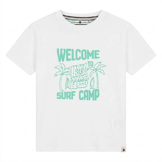 Stains & Stories - Boys Short Sleeve T-shirt, Cloud