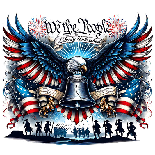 God Bless America Fabric Panel 1