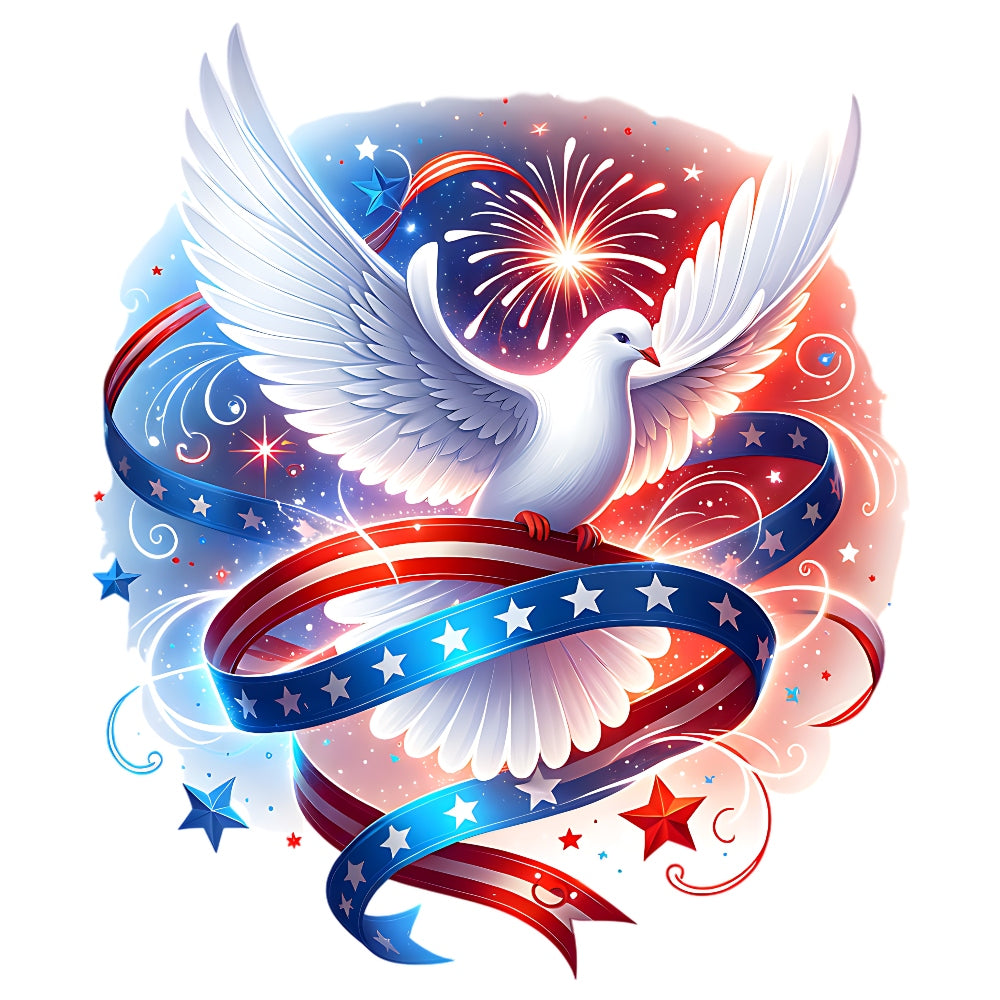 God Bless America Fabric Panel 12