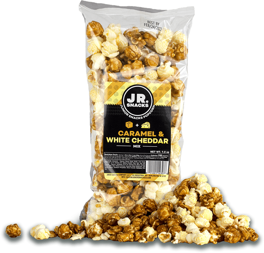 Junior Snacks Co. Caramel & White Cheddar