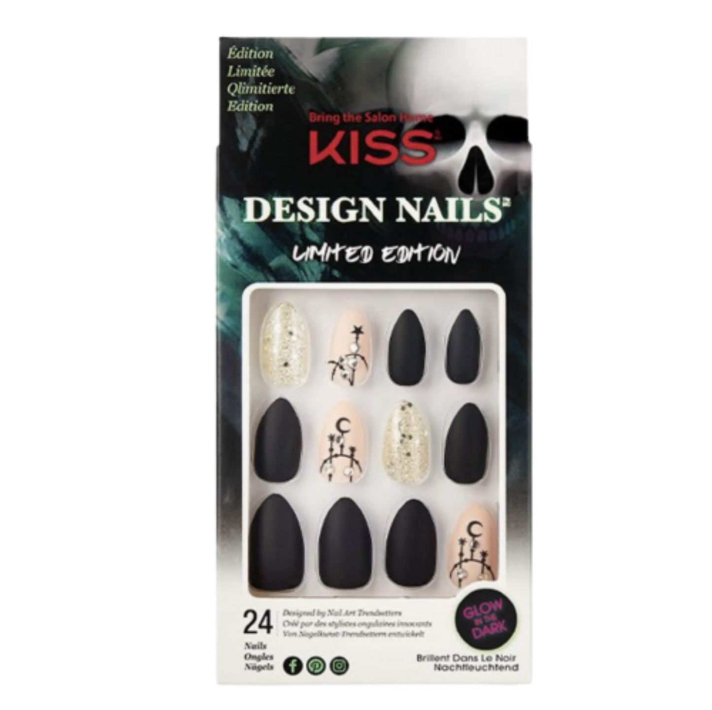 Glow In The Dark Fake Nails Halloween (Limited Edition) - Escape Room