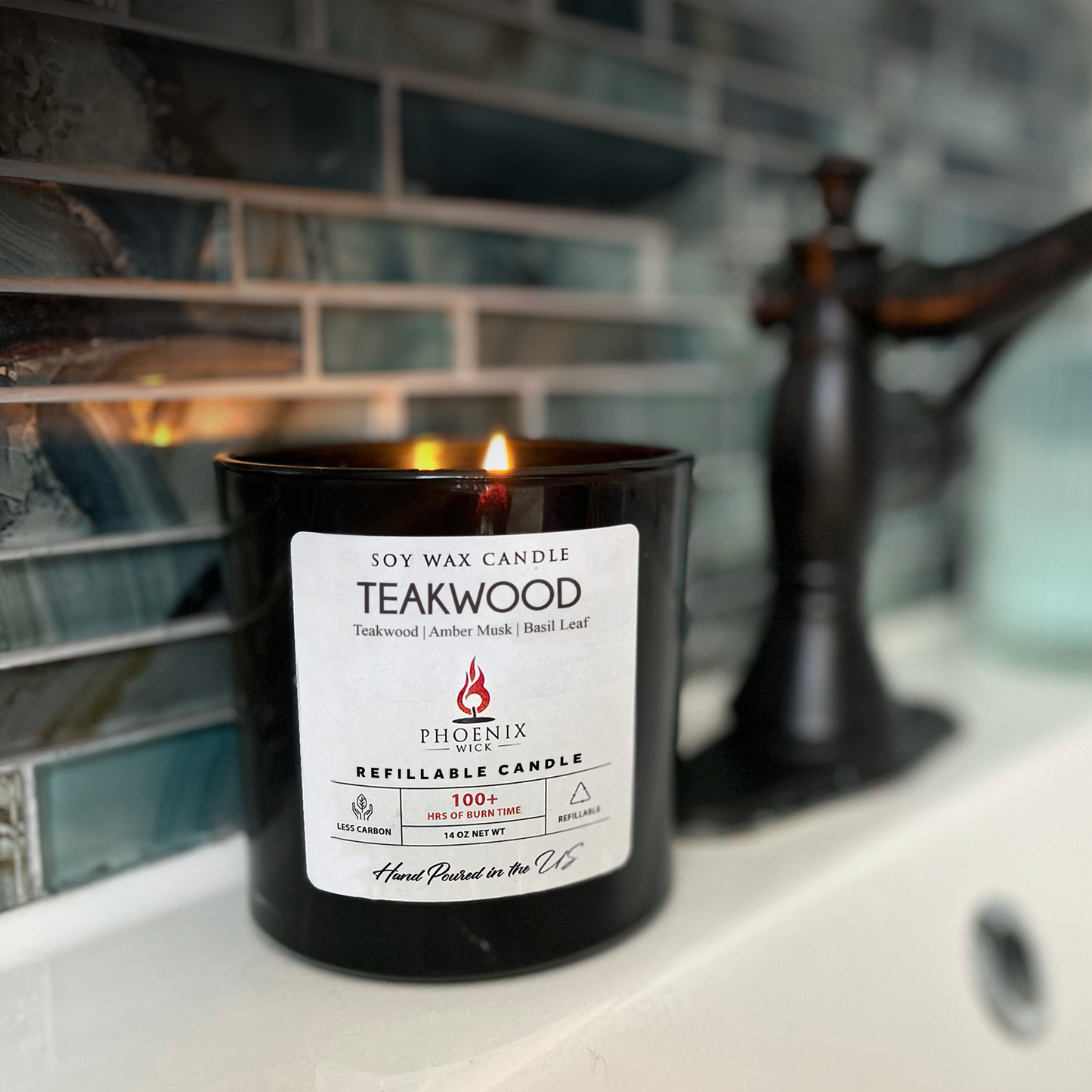 Teakwood - 14oz Filled Candle