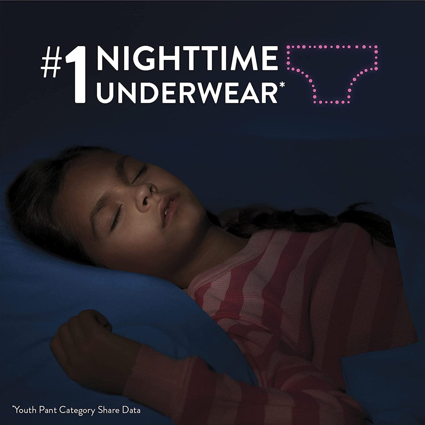 Goodnites® Girls Heavy Absorbency Nighttime Underwear, Extra Small 46761