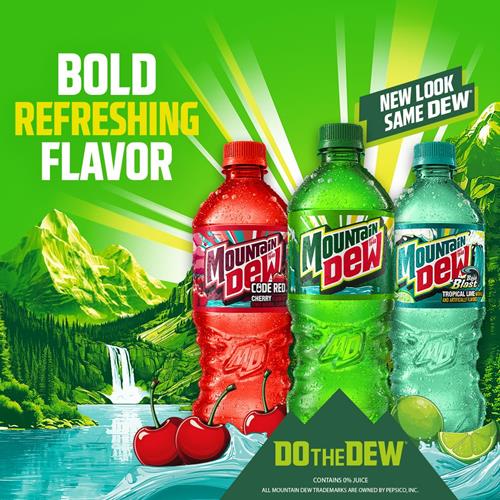 Mountain Dew, 20 Fl Oz Bottle
