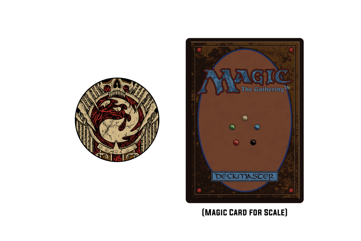 Magic: The Gathering - Infect Mountain Pin