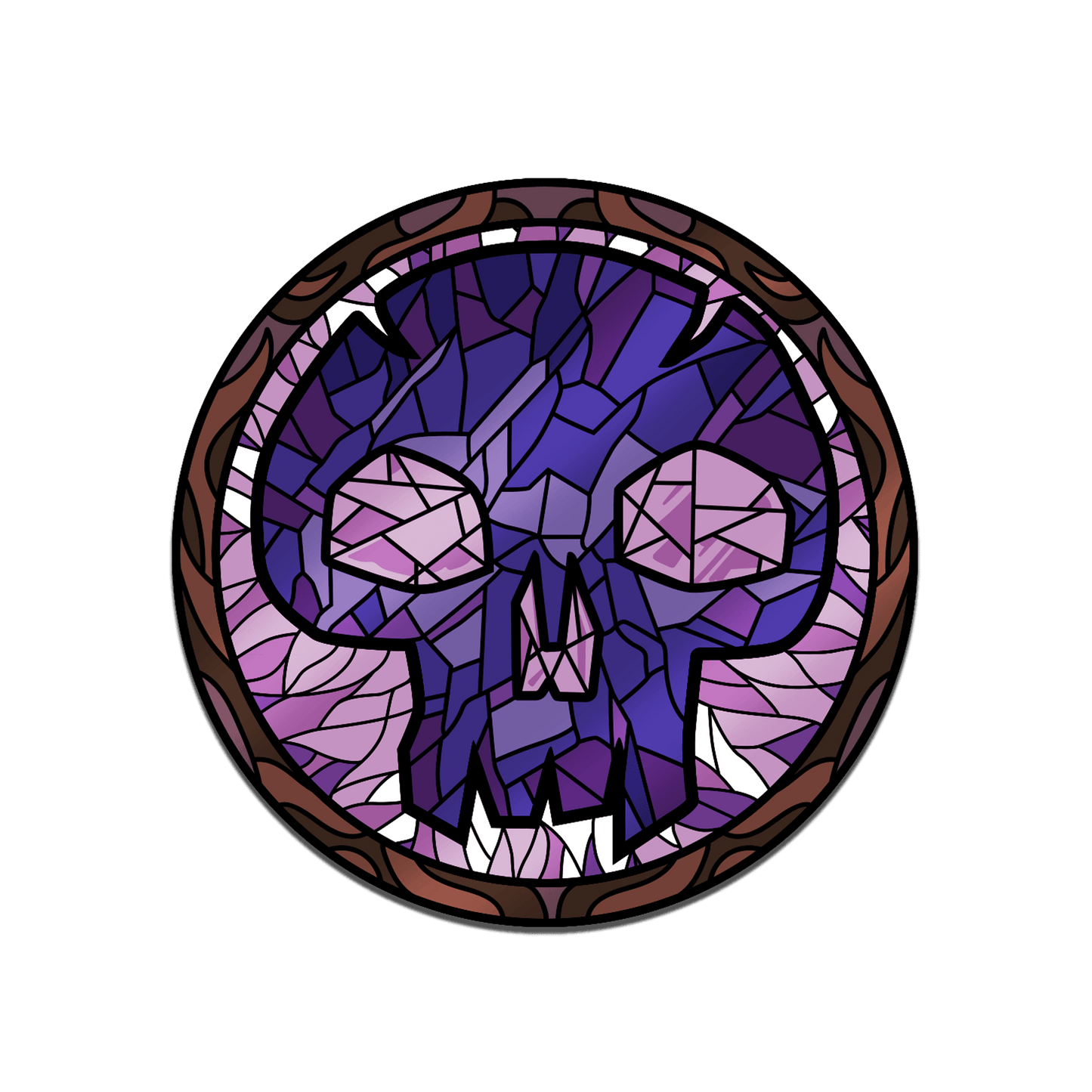 Magic: the Gathering - Stained Glass Swamp Pin